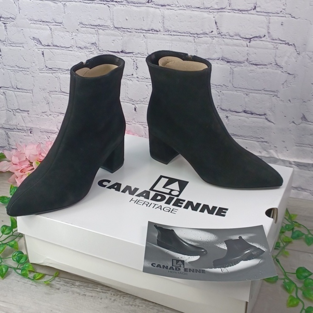La Canadienne Suede Hero Boot  NIB - Picture 3 of 13